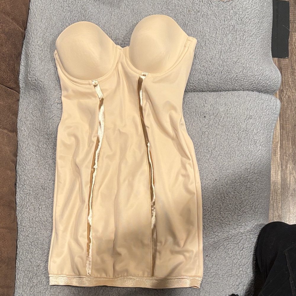 Strapless Nude Bustier shapewear dress